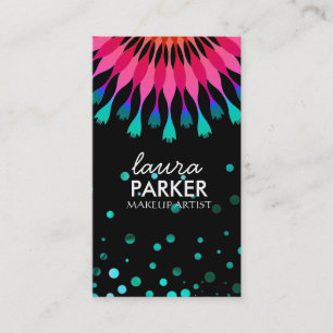 Lotus Glow Glitter Sparkle Make-up Artiest Elegant Visitekaartje