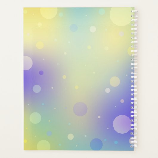 Lotus Glow Hardcover Planner (Achterkant)