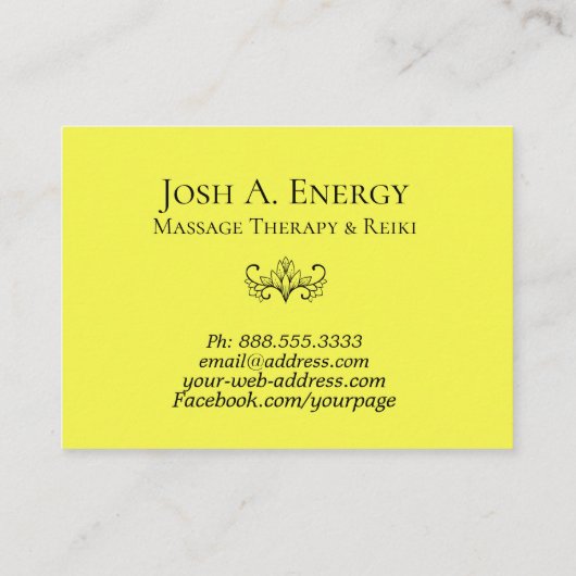 *~* Lotus Gold Nebula Galaxy Universe Oranje Visitekaartje (Achterkant)