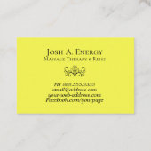 *~* Lotus Gold Nebula Universe Oranje Galaxy Visitekaartje (Achterkant)