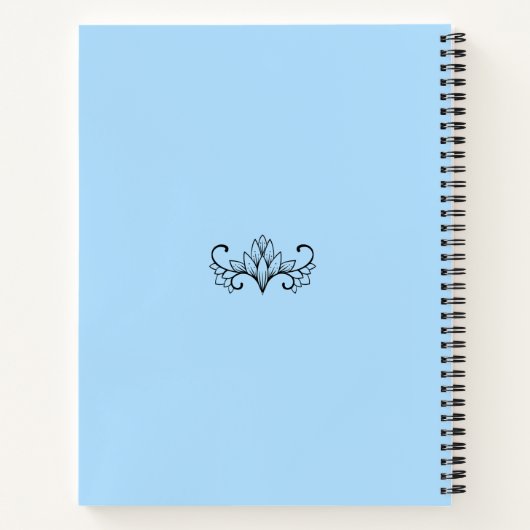 ** Lotus Gold Pastel Nebula Galaxy Universe AP3 Notitieboek (Achterkant)