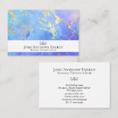 *~* Lotus Gold Pastel Nebula Galaxy Universe AP3   Visitekaartje (Voorkant / Achterkant)