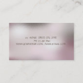 Lotus Gold Stripe Holografische Ink Yoga Visitekaartje (Achterkant)