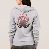 Lotus grafische kunst-2024 hoodie (Achterkant)