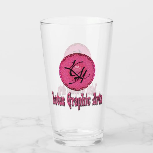 Lotus Graphic Arts collector-ware Glas (Achterkant)