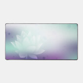 Lotus, Groene achtergrond, Multifunctioneel Bureaumat (Voorkant)