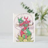 Lotus Hands Briefkaart (Staand voorkant)