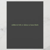 Lotus Health and Wellness Flyer (Achterkant)