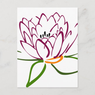 Lotus Heart Briefkaart