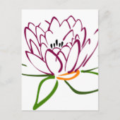 Lotus Heart Briefkaart (Voorkant)