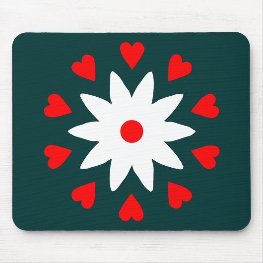 Lotus Heart Muismat (Voorkant)