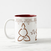 Lotus Henna Buddha Cup Tweekleurige Koffiemok (Links)