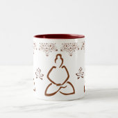 Lotus Henna Buddha Cup Tweekleurige Koffiemok (Center)