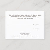 Lotus Holistic Health and Wellness Reference Card Aanbevelingskaartje (Achterkant)