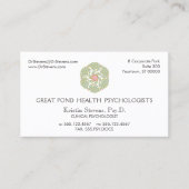 Lotus Holistic Natural Health Benoeming Afsprakenkaartje (Voorkant)