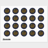 Lotus Horse Moon Ronde Sticker (Vel)