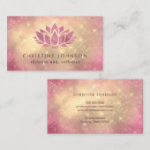 Lotus huidverzorging en esthetiek visitekaartje (Voorkant / Achterkant)