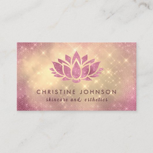 Lotus huidverzorging en esthetiek visitekaartje (Voorkant)