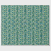 Lotus Ikat patroon - De witte lotus Cadeaupapier (Vlak)