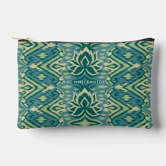 Lotus Ikat patroon - De witte lotus Etui (Voorkant)