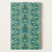 Lotus Ikat patroon - De witte lotus Planner (Achterkant)