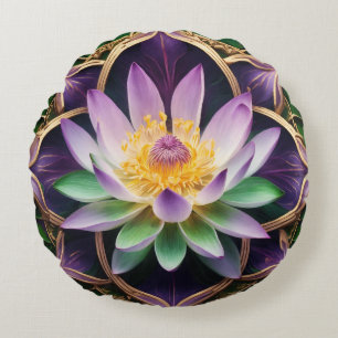 Lotus Illumination Design Ronde Kussen