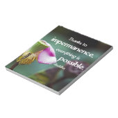 Lotus/Impermanence-Buddha's Onderwijsofferte Notitieblok (Linkerzijde)