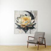 Lotus in Bloom Wandkleed (In situ)