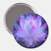 Lotus in Blue... Magneet (Voorkant / Achterkant)