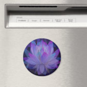 Lotus in Blue... Magneet (Insitu (Vaatwasser))