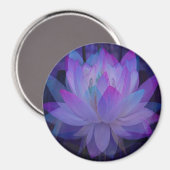 Lotus in Blue... Magneet (Voorkant / Achterkant)