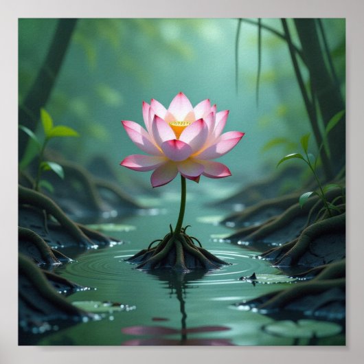 Lotus in de modder poster (Voorkant)