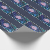 Lotus in Donker Water Cadeaupapier (Hoek)