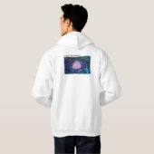 Lotus in Donker Water Hoodie (Achterkant volledig)