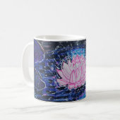 Lotus in Donker Water Koffiemok (Voorkant links)