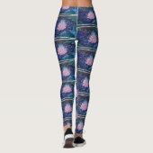 Lotus in Donker Water Leggings (Achterkant)