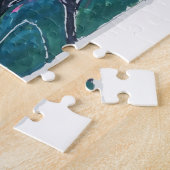 Lotus in Donker Water Legpuzzel (Zijkant)