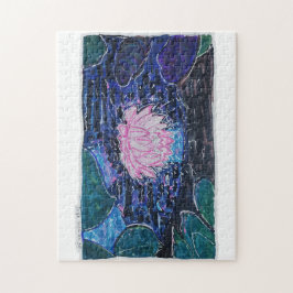 Lotus in Donker Water Legpuzzel