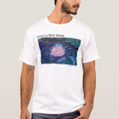 Lotus in Donker Water T-shirt (Voorkant)
