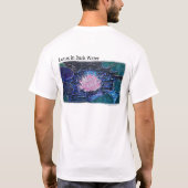 Lotus in Donker Water T-shirt (Achterkant)