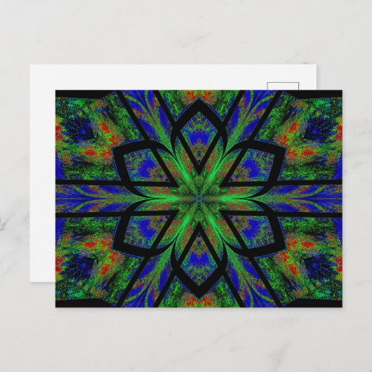 LOTUS IN GLOW 3 BRIEFKAART (Voorkant / Achterkant)