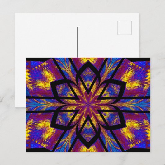 LOTUS IN GROOT 2 BRIEFKAART (Voorkant / Achterkant)