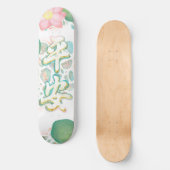 Lotus in het Peaceful Lake Persoonlijk Skateboard (Voorkant)