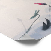 Lotus in het Pond Poster (Hoek)