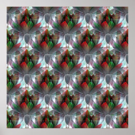 Lotus in Kerstmis.... Poster (Voorkant)