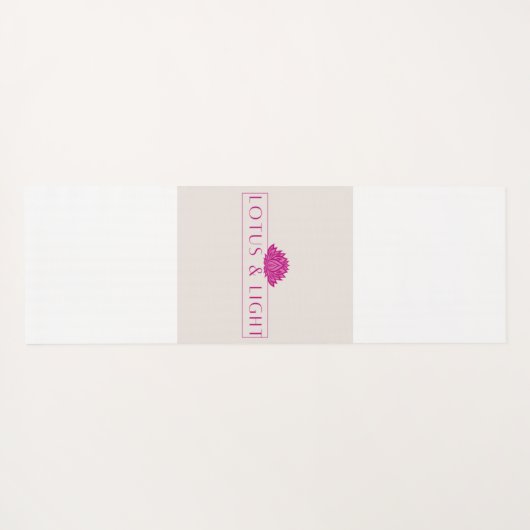 Lotus in Mud Yogamat (Achterkant (horizontaal))