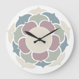 Lotus in pastell grote klok