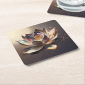 Lotus Kartonnen Onderzetters (Schuin)