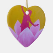 Lotus Kathak Dancer Keramisch Ornament (Rechts)