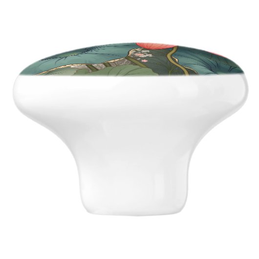 lotus keramische knop (Zijkant)